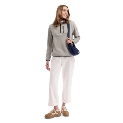 Tister Women's 1/2 Zip Fleece Top in Soft Sage