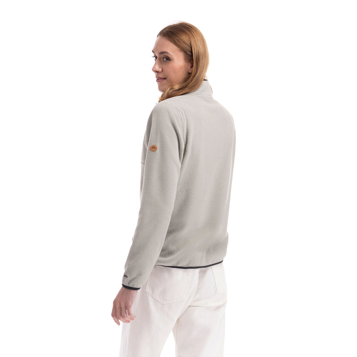 Tister Women's 1/2 Zip Fleece Top in Soft Sage