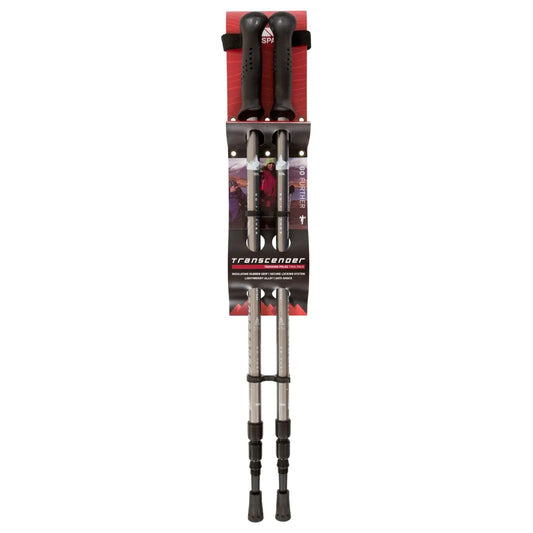 Transduo 2 Piece Anti-Shock Walking Pole Set in Graphite