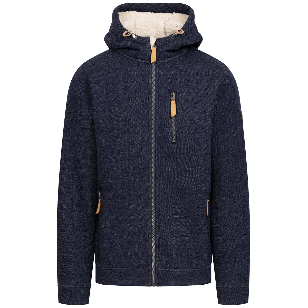 Truther Men's Sherpa Lined Casual Jacket in Navy