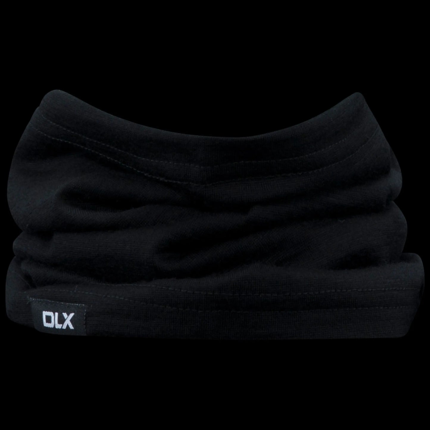 Asuka DLX Merino Wool Neck Warmer in Black