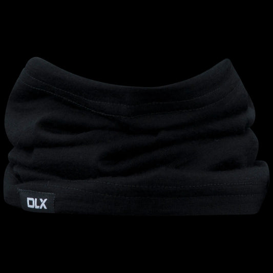 Asuka DLX Merino Wool Neck Warmer in Black