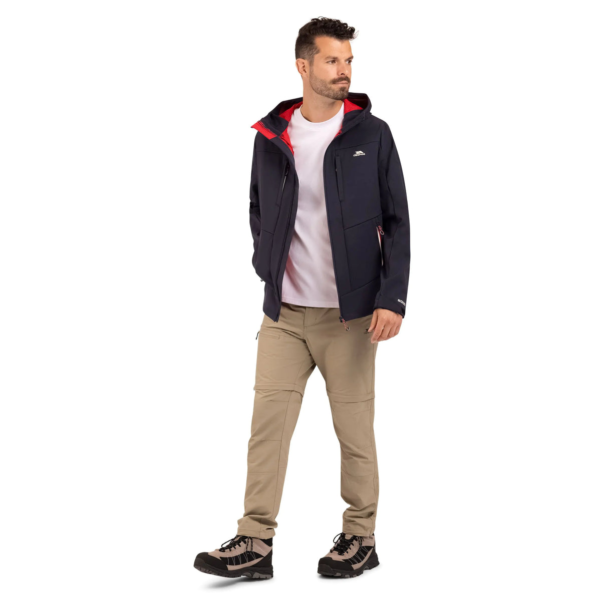 Willsons Mens Softshell Jacket in Dark Flint