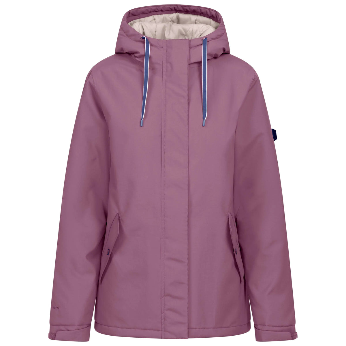 Yulia Women's Padded Waterproof Jacket in Faded Rose