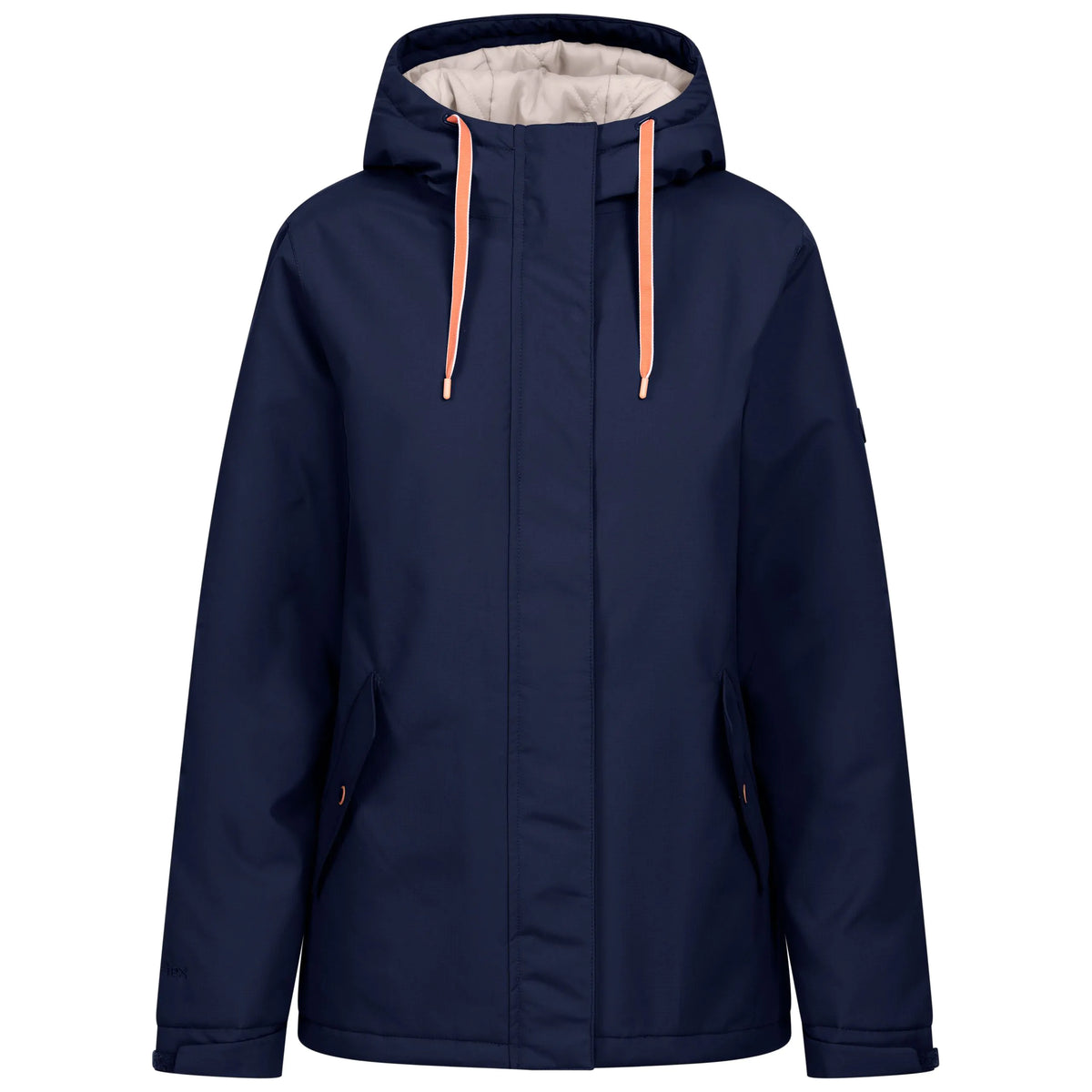Yulia Women's Padded Waterproof Jacket in Navy