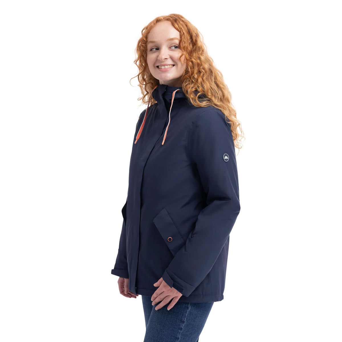 Yulia Women's Padded Waterproof Jacket in Navy