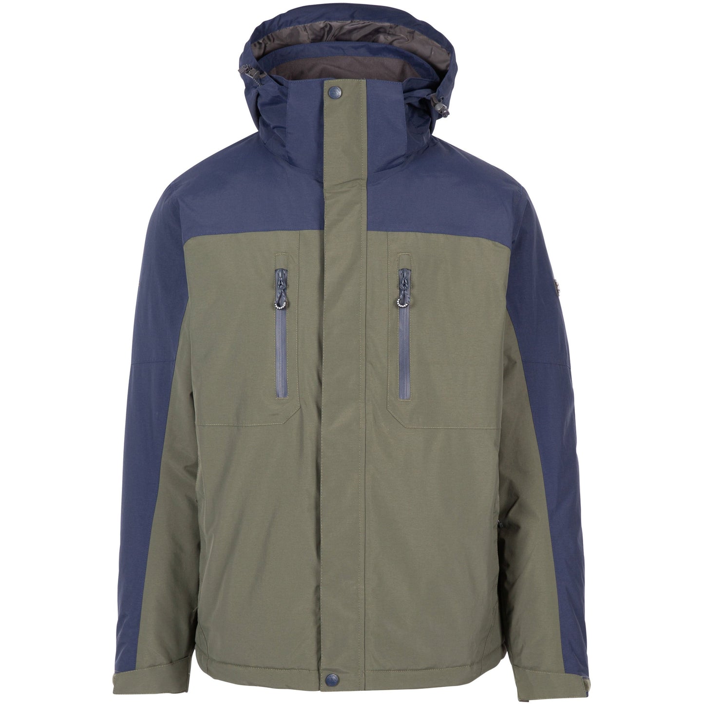 Murchan Men's Padded Waterproof Rain Jacket with Recycled Fabric in Navy