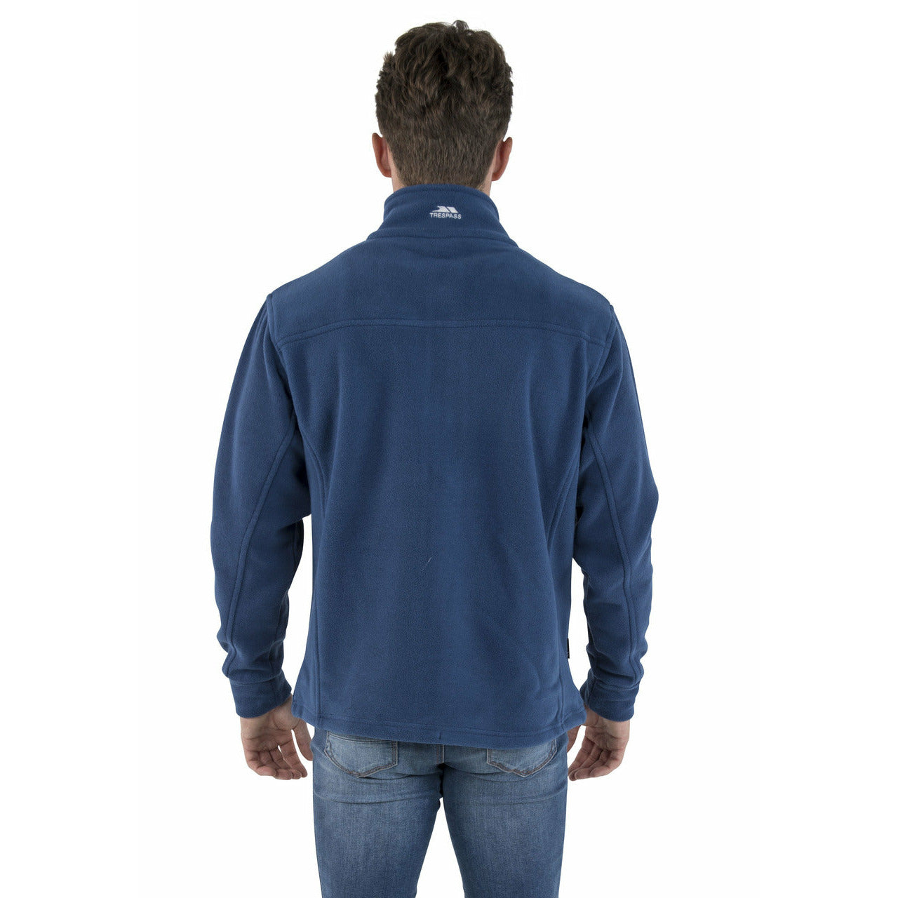 Mens navy 2025 blue fleece jacket