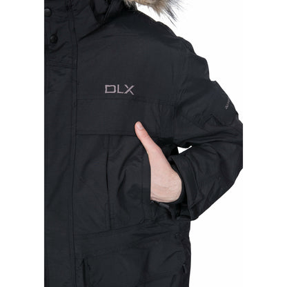 Dlx Mens Highland Down Filled Jacket in Black
