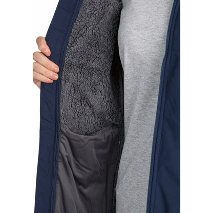 Kristen Women's Longer Length Softshell Jacket in Navy
