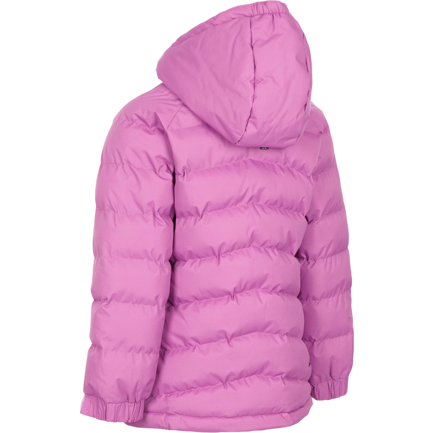 Amira Girls' Hooded Padded Jacket in Deep Pink