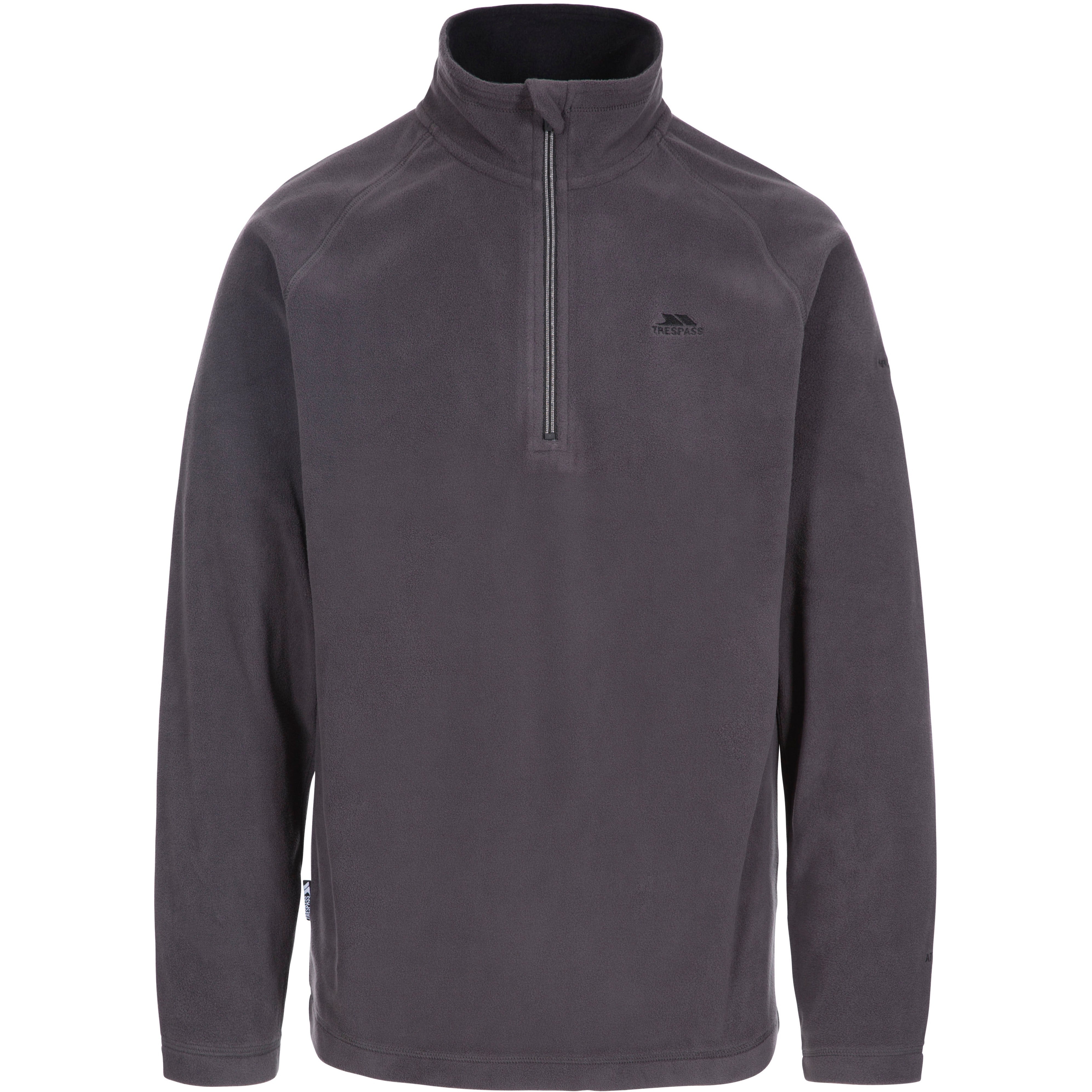 Mens half zip micro fleece sale