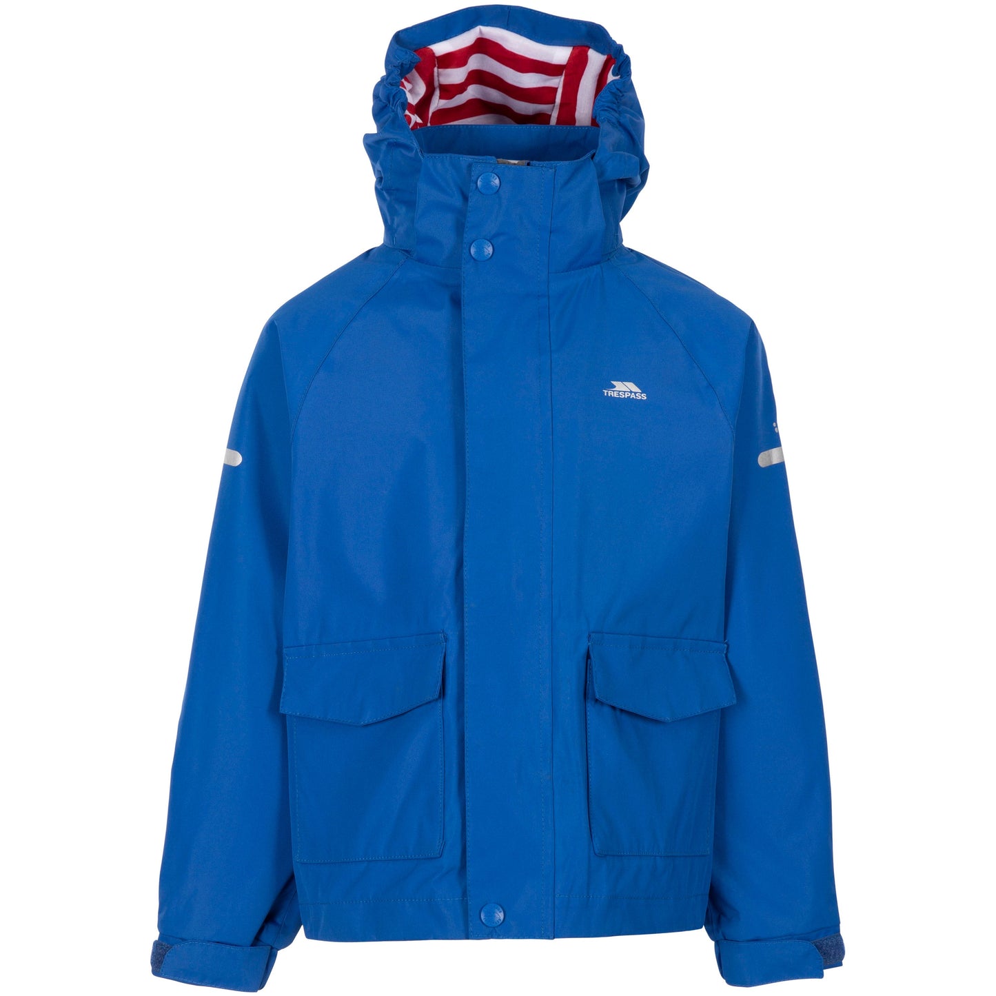 Bluster Unisex Kids Unpadded Waterproof Jacket in Blue