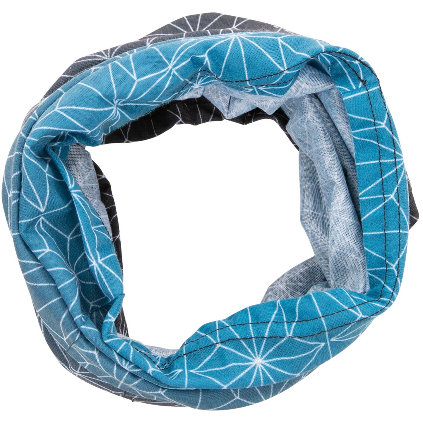 Busby Adults Neck Warmer / Face Covering in Geo Gradient Print