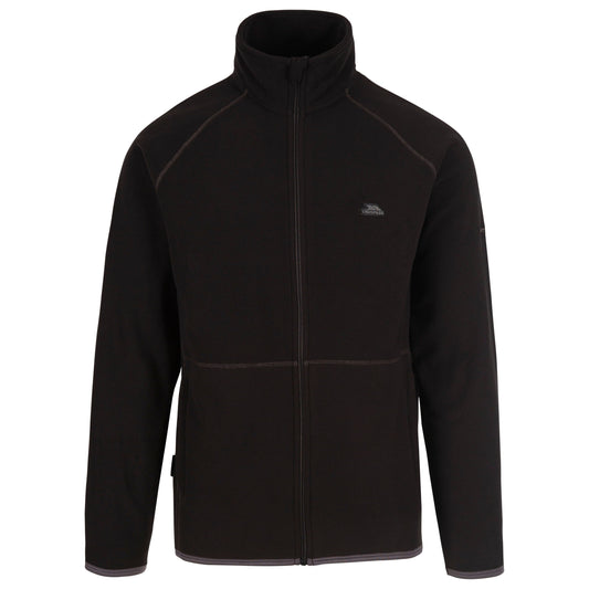 Faxfleet Men's Full  Zip Microfleece in Black