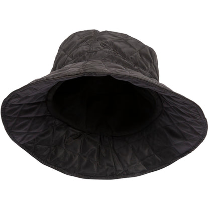 Trespass Quilted Bucket Hat for Adults (Flow) in Black