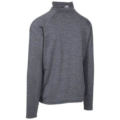 Goodwin Men's Quick Dry Long Sleeve Active Top in Dark Grey Marl