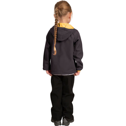 Kian Kids Softshell Jacket in Dark Grey