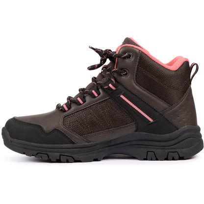 Lyre Women's Waterproof Walking Boots in Dark Brown