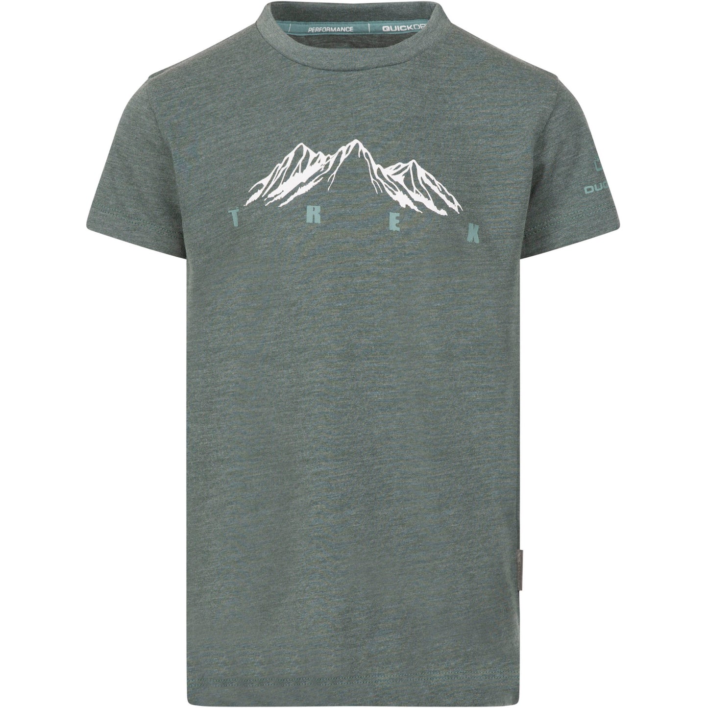 Majestic Boys Quick Dry T-Shirt in Spruce Green