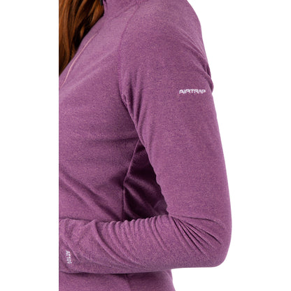 Meadows Women's 1/2 Zip Fleece in Wild Purple