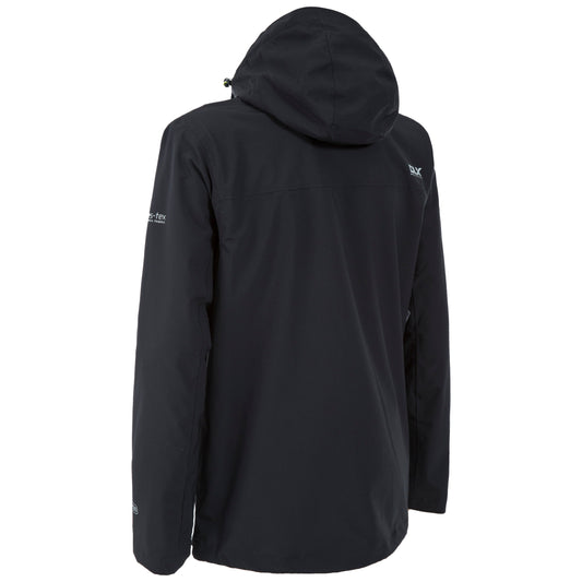 Oswalt Mens DLX Unpadded Waterproof Jacket in Black