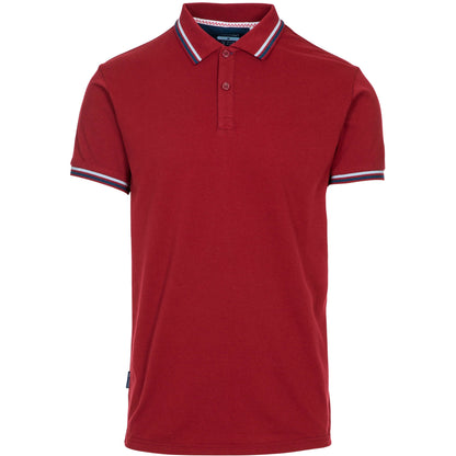 Polobrook Men's Polo Shirt - Merlot