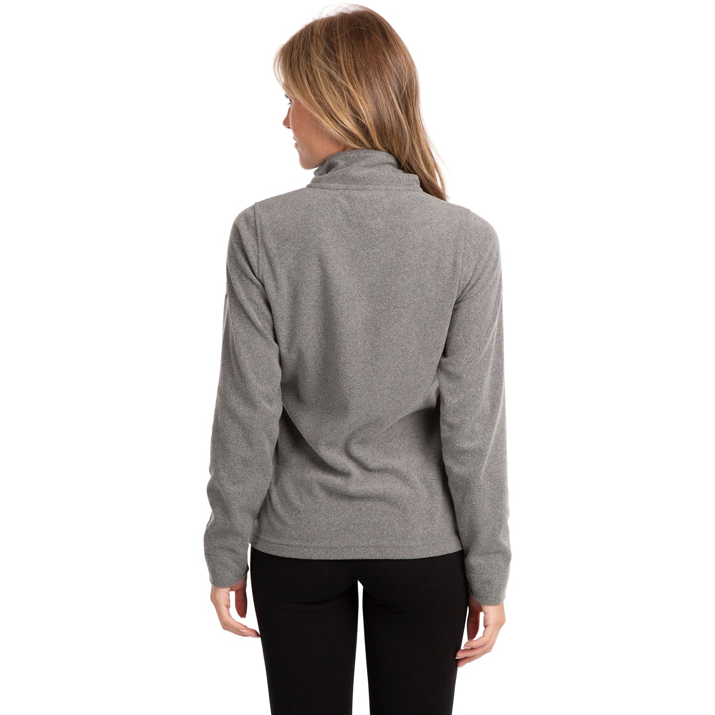 Trespass Womens Full Zip Fleece Reckon in Grey Marl