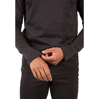 Rennie Men's Base Layer Top in Dark Grey