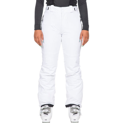 Roseanne Women's Waterproof Ski Trousers in White