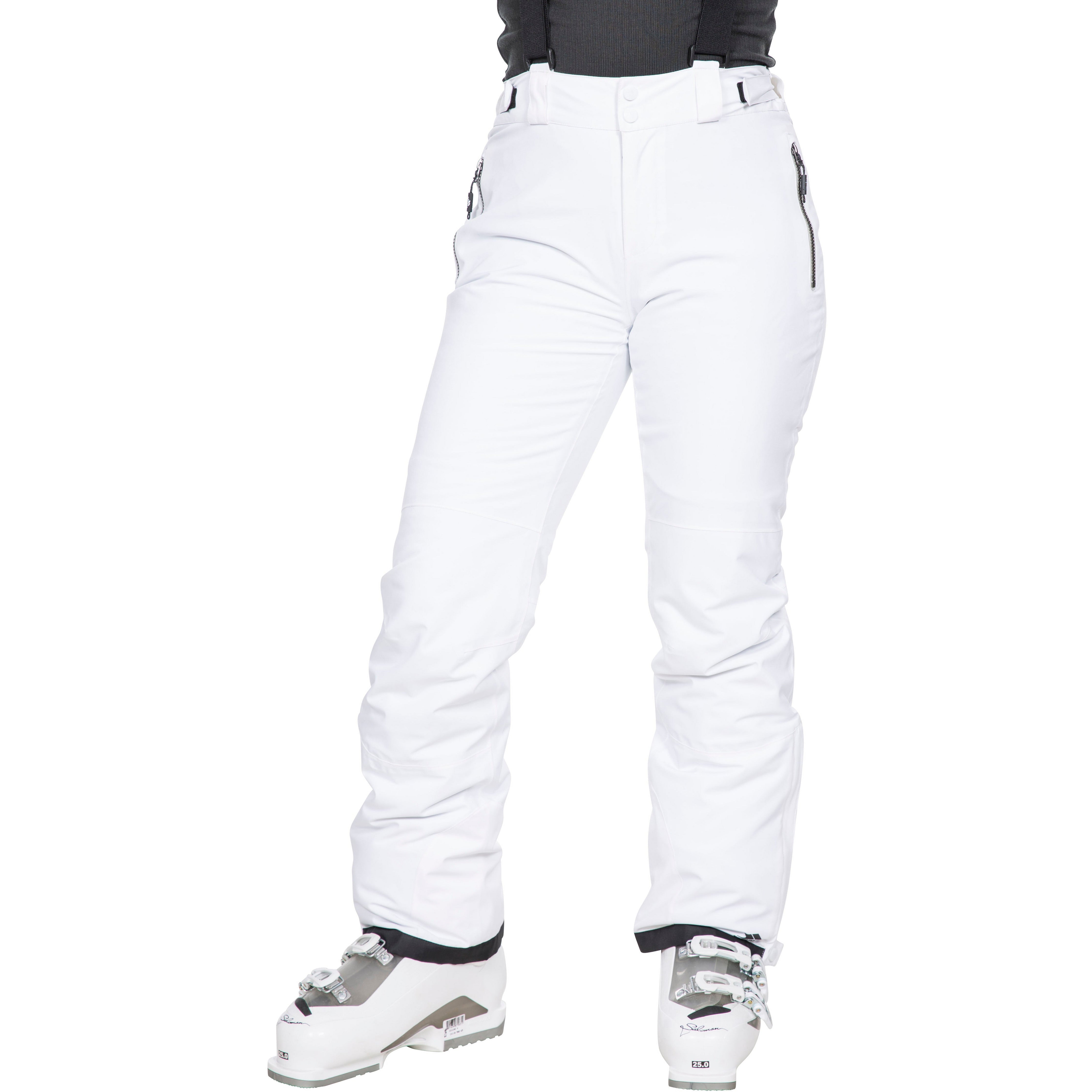 Roseanne Women's Waterproof Ski Trousers in White | Trespass Ireland
