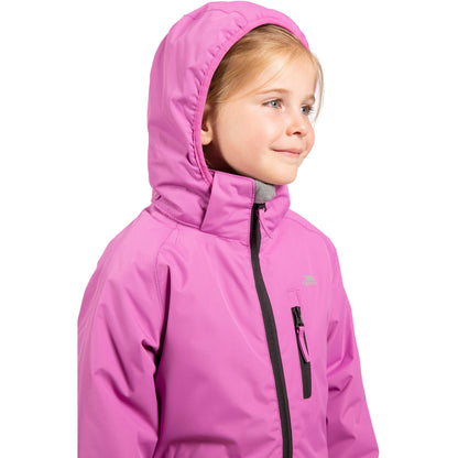 Shasta Girls Padded Waterproof Jacket in Deep Pink