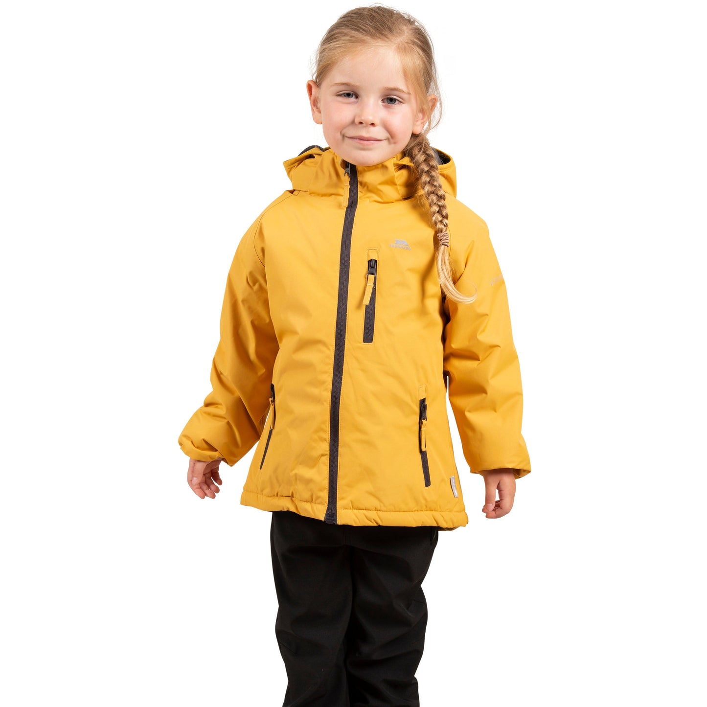 Shasta Girls Padded Waterproof Jacket in Honey Bee Yellow