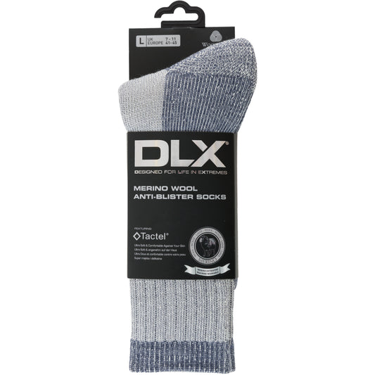 Dlx Mens Strolling Walking Socks - Grey Marl