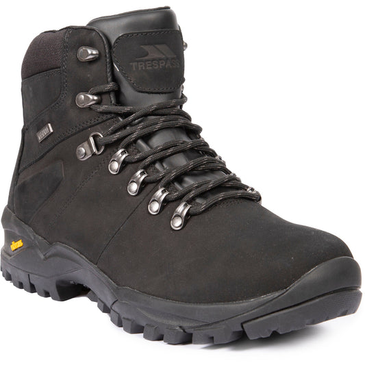 Tristan Men's Waterproof Walking / Hiking Boot in Black
