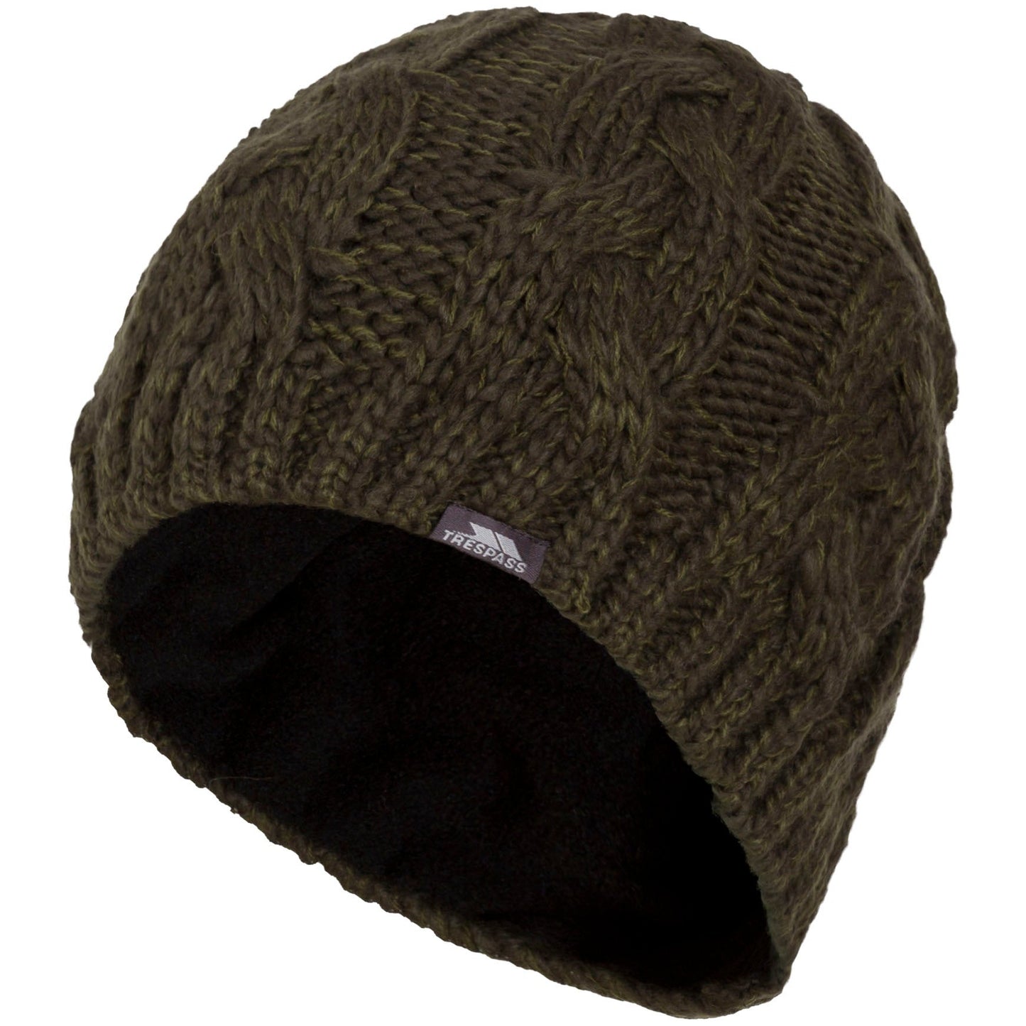 Tomlins Mens Knitted Beanie Hat - Olive