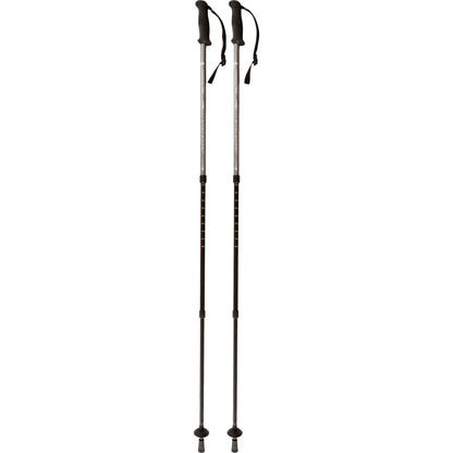 Transduo 2 Piece Anti-Shock Walking Pole Set in Graphite