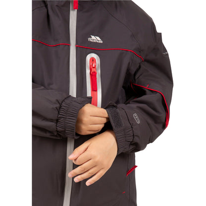Wilson Boys Waterproof Padded Ski Jacket in Dark Grey