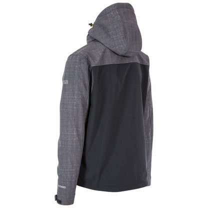Abbott Men's Breathable Softshell Jacket - Dark Grey Marl