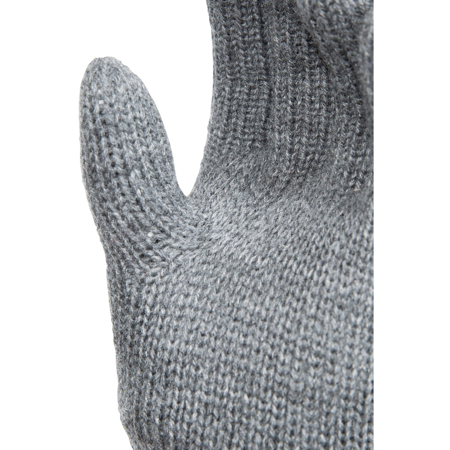Bargo Kids Insulated Knitted Gloves in Grey Marl