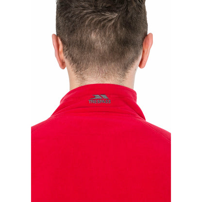 Blackford Mens Half Zip Microfleece in Red