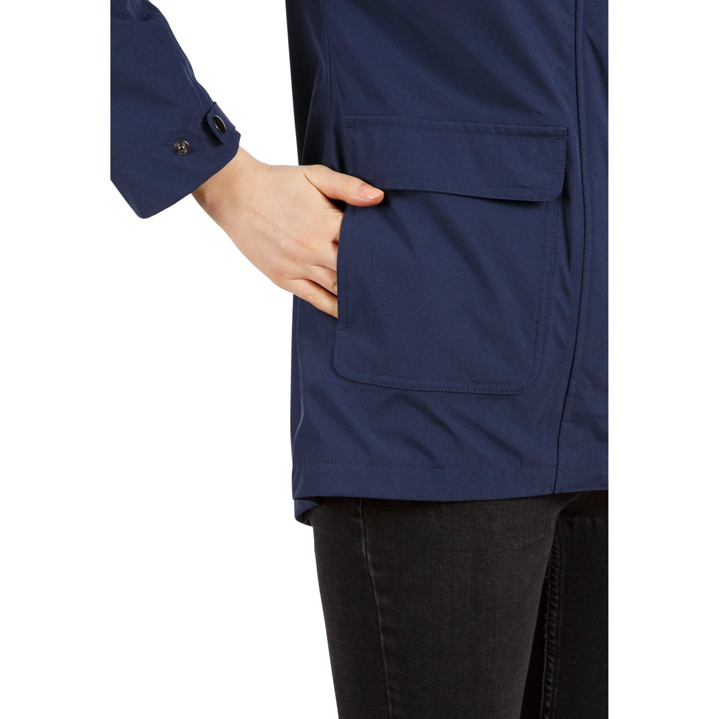 Brampton Women's Unpadded Waterproof Shell Jacket in Navy