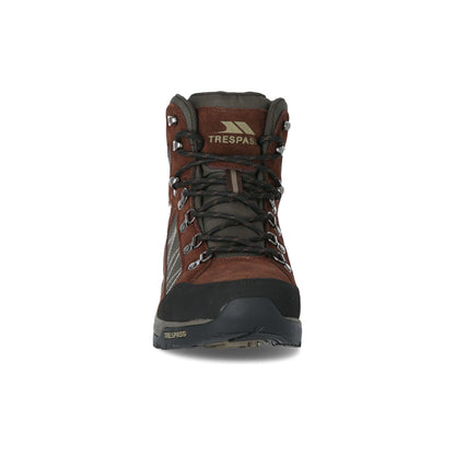 Chavez - Mens Mid Cut Hiking Boot - Dark Brown