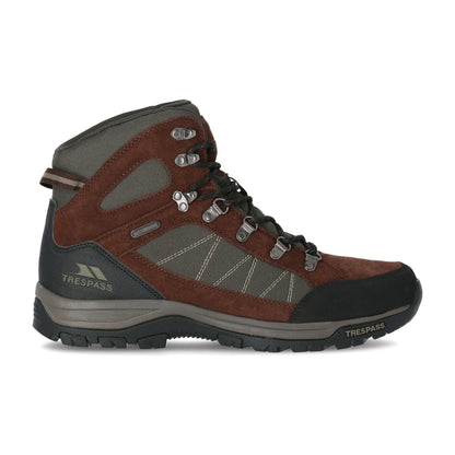 Chavez - Mens Mid Cut Hiking Boot - Dark Brown
