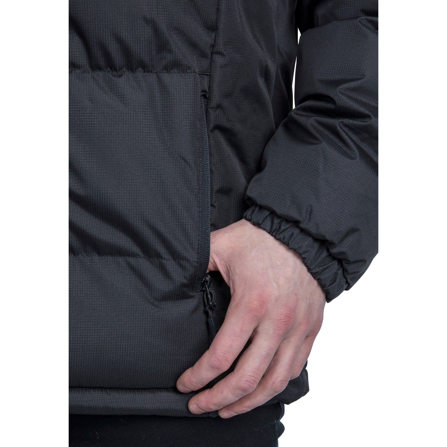 Clip Mens Padded Casual Jacket - Black