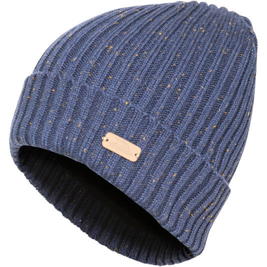 Mateo Lined Knitted Beanie Hat - Navy
