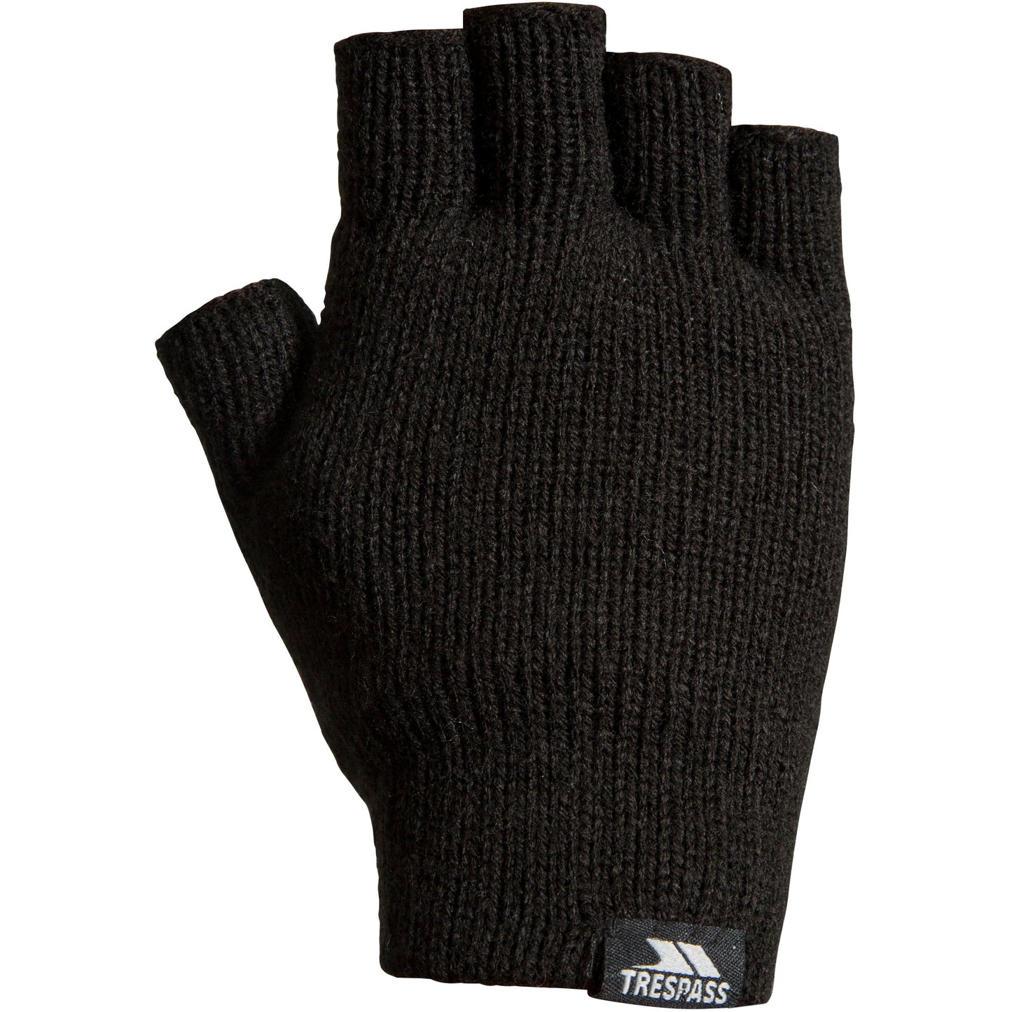 Dita Unisex Adults Fingerless Gloves in Black