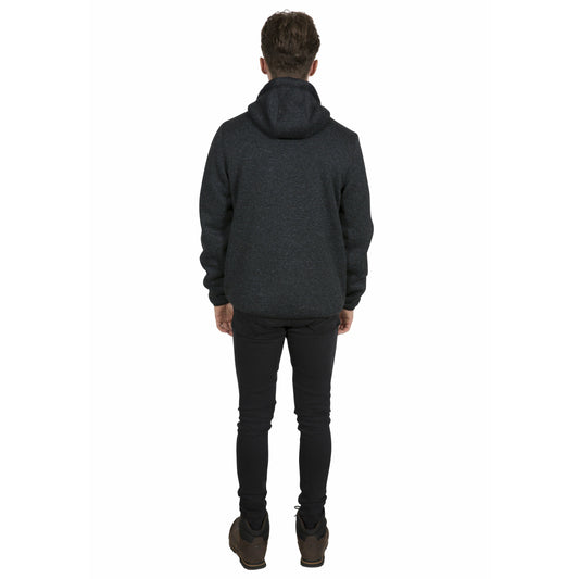 Tableypipe Men's Fleece Hoodie in Black Marl