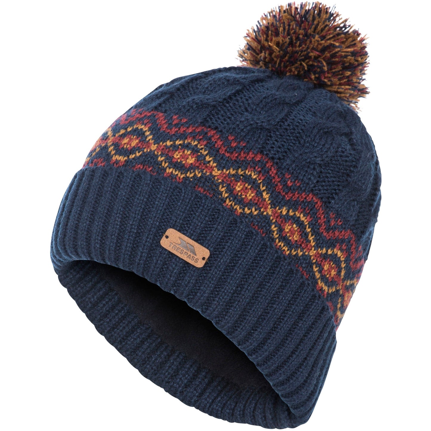Andrews Mens Knitted Hat in Navy