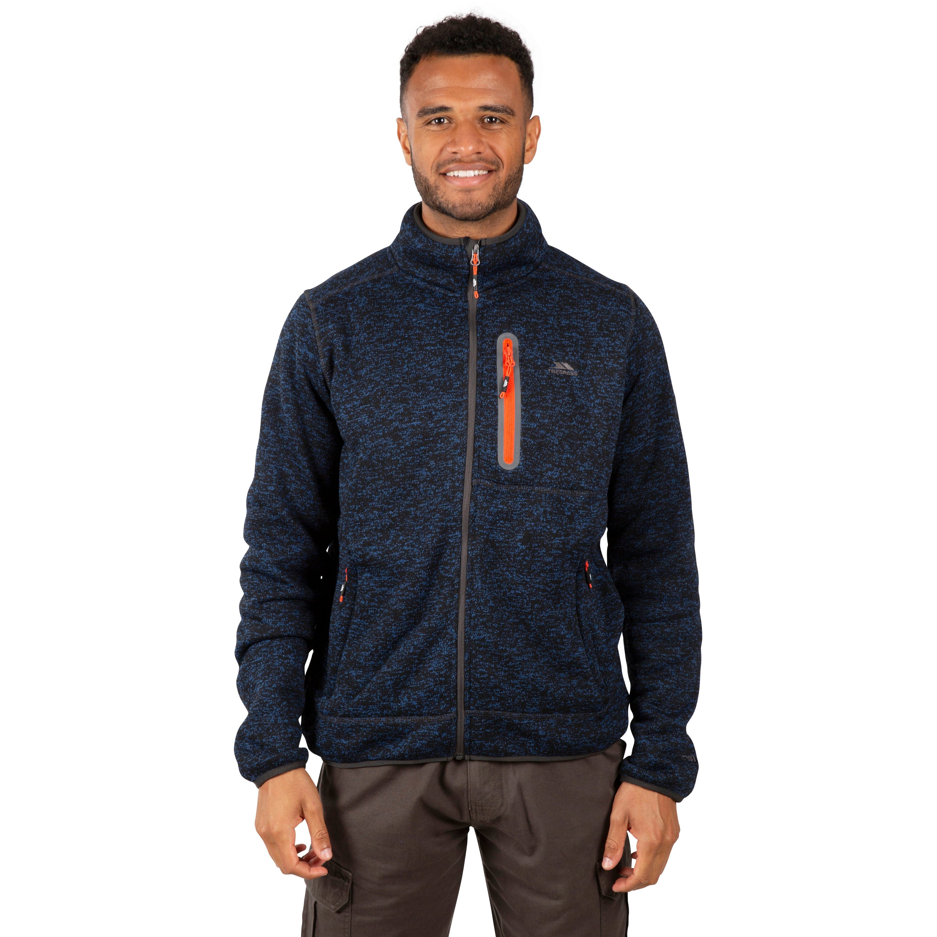 Mens north face outlet fleece jacket with hood